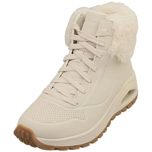 Offerta a tempo: Skechers Uno Rugged Fall Air, Stivali Donna, Bianco, 40 EU - 31% da 94.95 € a 65.99 €