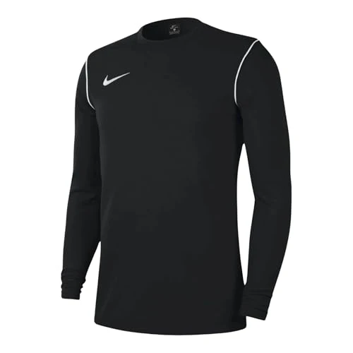 Nike FJ3004-010 M NK DF PARK20 Crew TOP R Sweatshirt Men's Black/White/White Size L