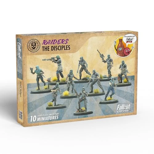Modiphius Entertainment | Fallout Wasteland Warfare | Raiders: The Disciples | Miniatures | Unpainted