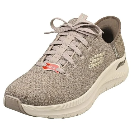 Limitiertes Angebot: Skechers Herren Arch Fit 2.0 Look Ahead Sneaker, Taupe Knit, 45.5 EU von 119.95 EUR auf 59.05 EUR (Spare 51%)