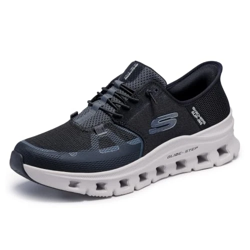 Zeitlich begrenztes Angebot: Skechers Herren Glide-Step Pro Slip-InTurnschuhe, Black Mesh/White, 42.5 EU von 99.95 € auf 67.96 € (32% Rabatt)
