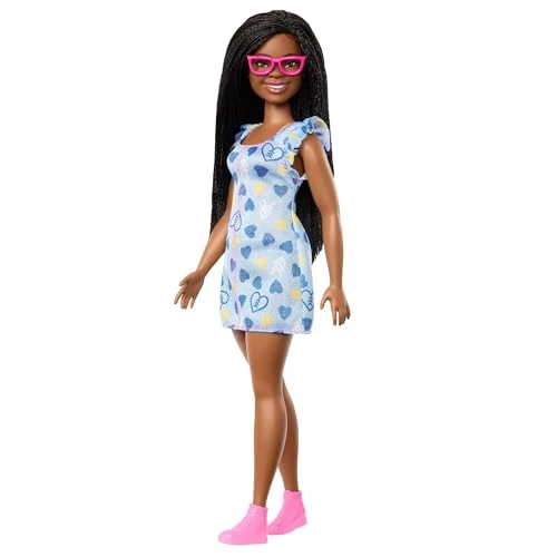 Limitiertes Angebot: Barbie Fashionistas Puppe Nr. 229 mit Down-Syndrom in Herzchenkleid, entwickelt in Zusammenarbeit mit der National Down Syndrome Society, HYK14 von 12.00 EUR auf 10.09 EUR (Spare 16%)
