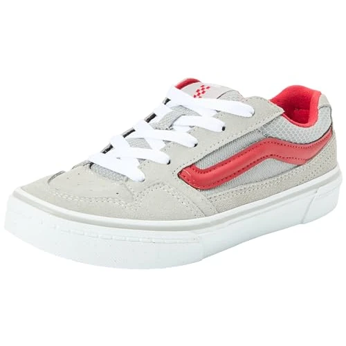 Vans Caldrone, Sneaker, Suède/Mesh Charcoal/Red, 23 EU, suède, mesh, houtskoolrood, 23 EU