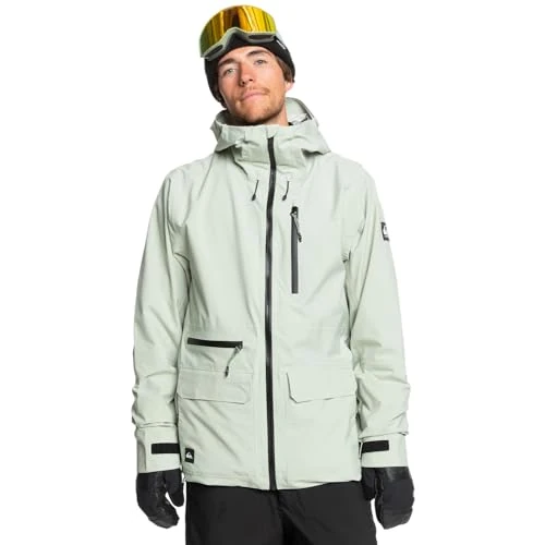 Quiksilver Quest Stretch 20K JK Chaqueta, Desert Sage, Estándar para Hombre