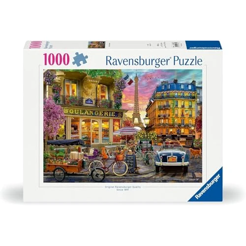 Offre limitee: Ravensburger - Puzzle Adulte - Puzzle 1000 pièces - Les premières lueurs de Paris - Adultes et Enfants dès 14 Ans - Puzzle de qualité supérieure - 12000885 de 18.00 EUR a 15.68 EUR (economie 13%)