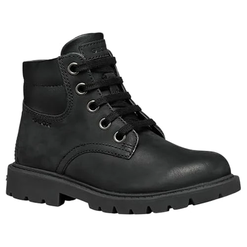 Geox J SHAYLAX Boy B Ankle Boot, Black, 31 EU