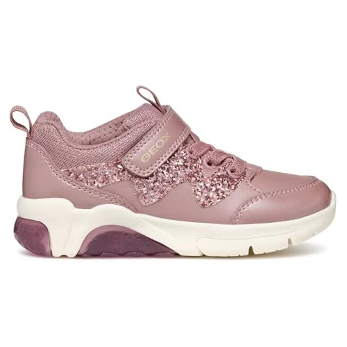 Limited-time offer: Geox J FADINLIGHT Girl D Sneaker, Old Rose, 0 UK from 49.49 GBP to 49.49 GBP (save 0%)