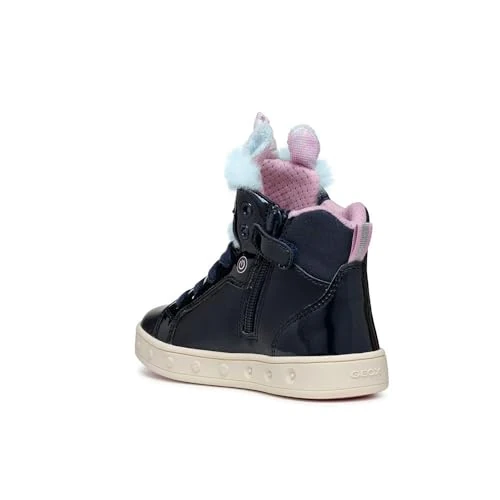 Limitiertes Angebot: Geox J Skylin Girl A Sneaker, Navy/Multicolor, 35 EU von 51.75 EUR auf 51.75 EUR (Spare 0%)