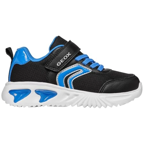 Limited-time offer: Geox J Assister BOY C, Sneaker, Black/Sky, from 48.50 GBP to 48.50 GBP (save 0%)
