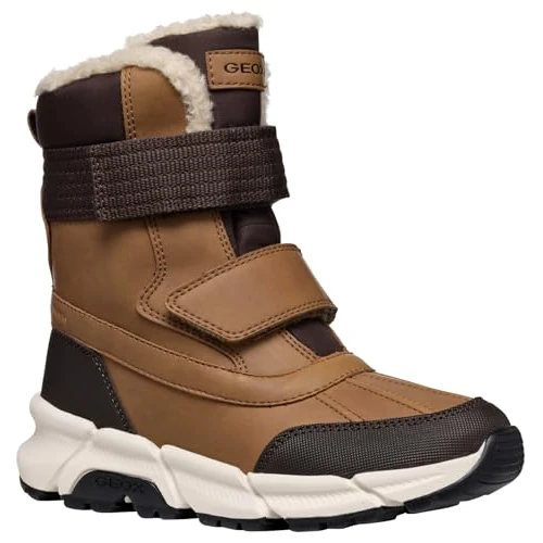 Oferta limitada: Geox J Flexyper Plus - Botas de nieve para niño, Café tabaco, 7 UK de 53.84 € a 53.84 € (ahorro 0.00%)