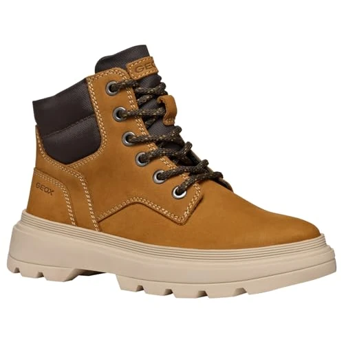 Limited-time offer: Geox J KIDDARTAH BOY A, Ankle Boot, DK YELLOW/BROWN, from 41.60 £ to 41.60 £ (save 0.00%)