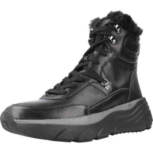 Oferta limitada: Geox Botas D Diamanta DAnkle para Mujer, Black, 37 EU de 54.52 € a 54.52 € (ahorro 0.00%)
