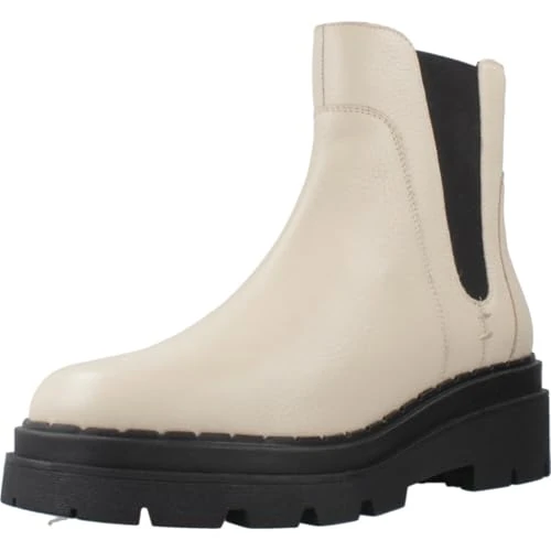 Offerta a tempo: Geox D Felleny C, Stivale alla Caviglia Donna, Lt Taupe Black, 38 EU - 46% da 139.90 € a 74.99 €