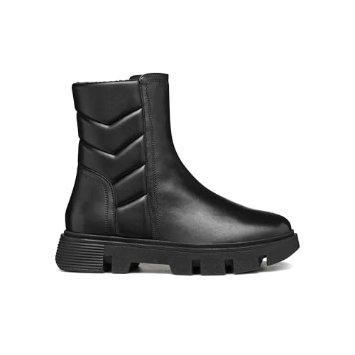 Offerta a tempo: Geox D Vilde F, Stivale alla Caviglia Donna, Nero, 40 EU - 0.00% da 134.40 € a 134.40 €