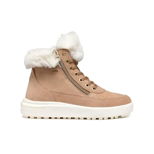 Geox D Dalyla B ABX A enkellaarsjes voor dames, Dk Skin Off White, 40 EU