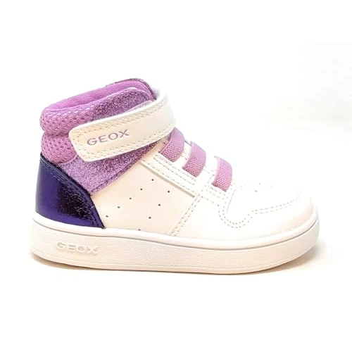 Offerta a tempo: Geox B ECLYPER Girl A, Scarpe da Ginnastica Bimba 0-24, Bianco, 23 EU - 34% da 44.90 € a 29.45 €