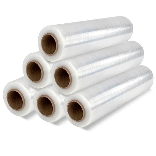 Offerta a tempo: Pellicola Trasparente per Imballaggio, Plastica Imballaggio Traslochi, Pellicola Trasparente Adesiva Protettiva, Pellicola Imballaggio Mobili, Scatole Cartone Trasloco e Oggetti - Ofituria (6 pz) - 0.00% da 67.20 € a 67.20 €