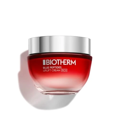 Offerta a tempo: BIOTHERM Blue Peptides Uplift Cream Rich, Crema Viso Antietà, Per Tutti i Tipi di Pelle, Azione Nutriente e Rassodante, Arricchita con Life Plankton e Collagene, 50 ml - 43% da 89.00 € a 50.84 €