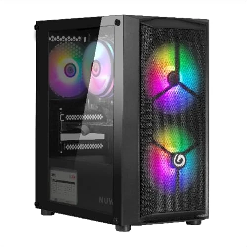 Offerta a tempo: Nuwo PC Gaming Fisso Preassemblato | Intel Core i5 fino a 3.8GHz | RX 5500 8GB GDDR5 | 16GB RAM, SSD 1TB | Windows 11 Pro Preinstallato, WiFi USB Incluso, Pronto all'Uso | Boss Battle - 5% da 559.00 € a 529.90 €