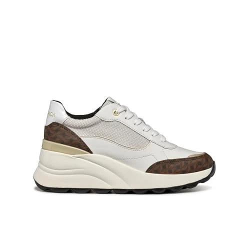 Limited-time offer: Geox Women's D Spherica Ec13 ASneaker, White Off White, 4 UK from 89.70 GBP to 89.70 GBP (save 0%)