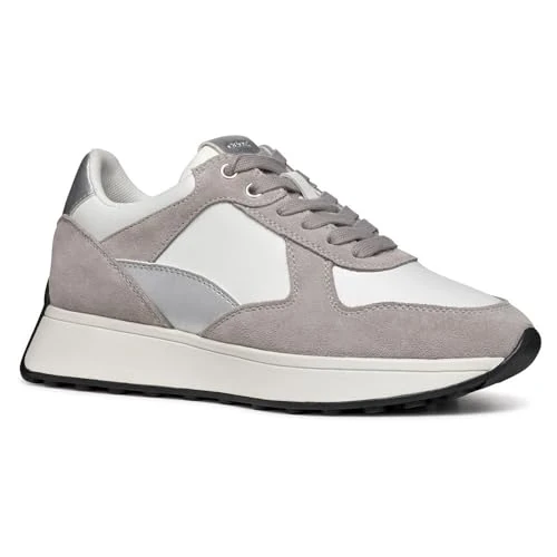 Offerta a tempo: Geox Sneaker da Donna D Amabel A, White Rock, 40 EU - 48% da 129.90 € a 67.21 €