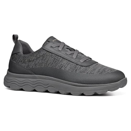 Geox Men's U Spherica A Sneaker, Gray, 6 UK