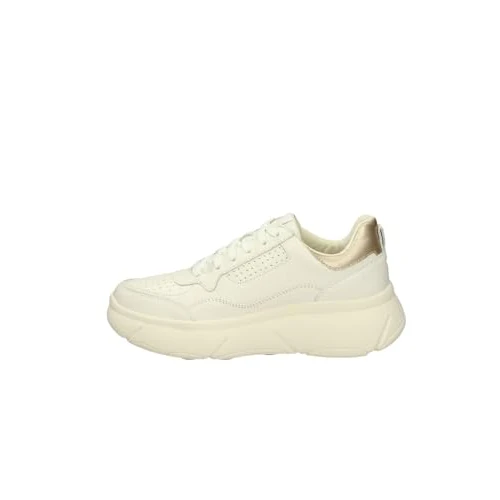 Geox Women's D Nebula 2.0 X B Trainers, White, 5 UK