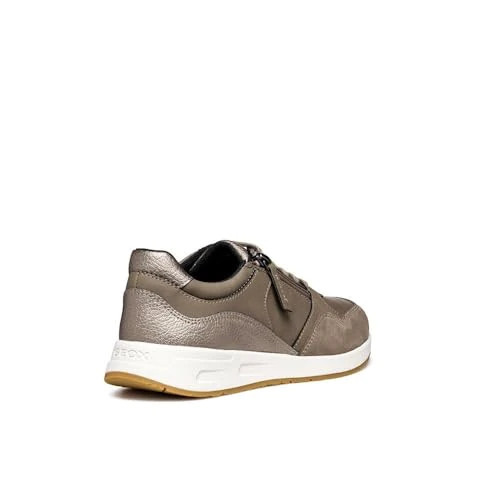 Geox D Bulmya B Sneakers voor dames, Dove Grey Taupe, 36 EU