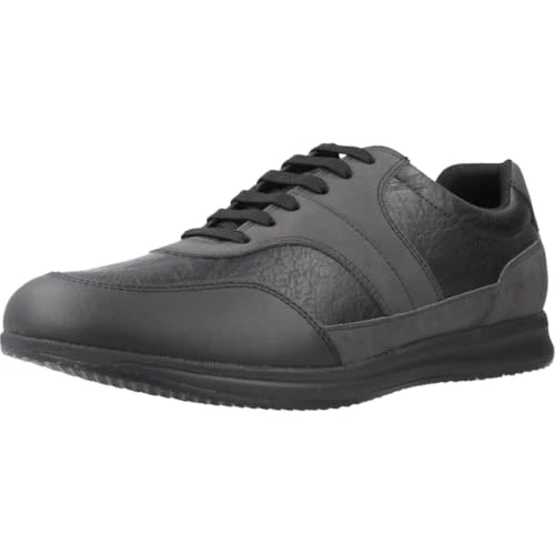 Geox Zapatillas U Avery B para hombre, Negro, 40 EU