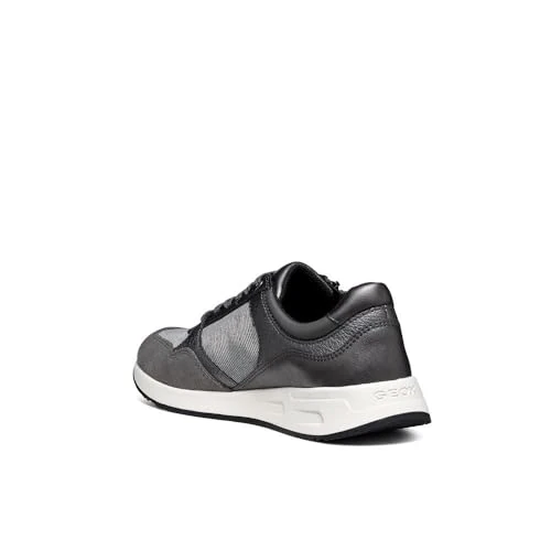 Offerta a tempo: Geox Women's D Bulmya B Sneaker, Dk Grey Gun, 39 EU - 45% da 99.90 € a 54.99 €