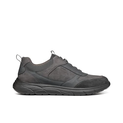 Geox U Portello B - Tenis para Hombre, Gris, 39 EU