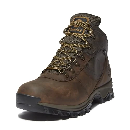 Zeitlich begrenztes Angebot: Timberland Mens Anti-Fatigue Hiking Waterproof Leather Mt. Maddsen, Dark Brown, 40 EU von 120.00 € auf 109.99 € (8% Rabatt)