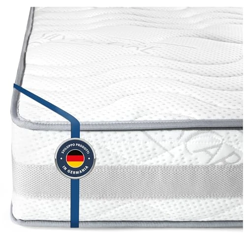 Offerta a tempo: BMM Comfort 23 TFK Materasso 135x190 cm, grado di rigidità H3, materasso a molle insacchettate certificato Öko-Tex, materasso ergonomico a 7 zone, altezza 23 cm, Sviluppo prodotti in Germania. - 44% da 340.99 € a 190.84 €