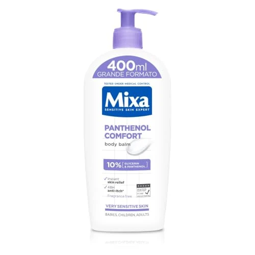 Offerta a tempo: Mixa Panthenol Comfort Lozione Corpo Ricostituente, Formato Grande, 400 ml - 15% da 11.50 € a 9.80 €
