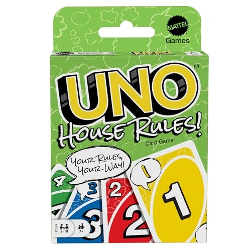 Offerta a tempo: Mattel Games - UNO House Rules, versione innovativa dell'iconico gioco con carta Cambia Gioco — 23% da 12,14 € a 9,31 €