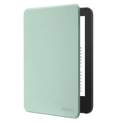 Limited offer: MoKo Case Fits 6" All-New Kindle (11th Generation-2024/2022 Release), Lightweight Shell Cover with Auto Wake/Sleep for Kindle 2024/2022 11th Gen e-Reader, Agave Green from 39.99 EUR to 15.19 EUR (save 62%)