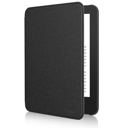 Offerta a tempo: MoKo Custodia per 6" Amazon Kindle Basic 11ª Gen 2024/2022, Denim Nero - 55% da 39.99 € a 18.04 €
