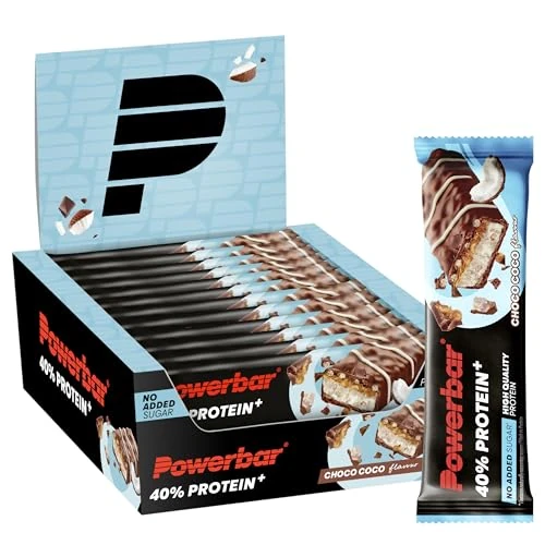 Offre limitée : Powerbar - 40% Protein+Crisp - Choco Coco - 12x40g - Barre Riche en protéines - faible teneur en sucre de 19.99 € à 19.99 € (0.00% de remise)