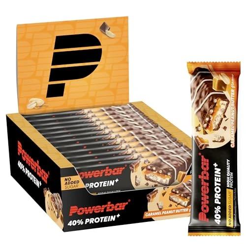 Offerta a tempo: Powerbar - 40% Protein+Crisp - Caramel Peanut Butter - 12x40g - Barretta ad alto contenuto proteico - Basso contenuto di zuccheri - 36% da 19.99 € a 12.79 €