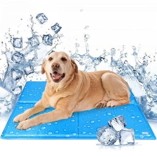 Offerta a tempo: Nobleza Tappetino Refrigerante Cane Grandi, Tappeto Rinfrescante per Cani in Gel Non Tossico, Auto Rinfrescante Lavabile, Cuccia Cane Refrigerante, XL, 110x70CM - 19% da 39.99 € a 32.29 €