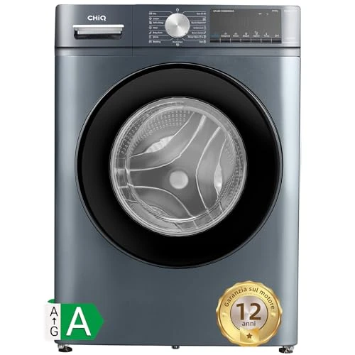 CHiQ Waschmaschine 8 kg, 1400 U, Counter Depth, große Trommel, Inverter-Motor, Time, Pause, Start,CFL80-14586IM3XA