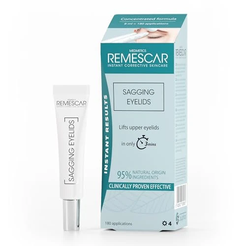 Oferta limitada: Remescar Párpados Caídos 8ml - Crema efecto lifting inmediato y temporal - Reduce bolsas y reafirma los párpados - Fórmula clínicamente probada para un contorno de ojos más firme y rejuvenecido de 37.80 EUR a 37.80 EUR (ahorro 0%)