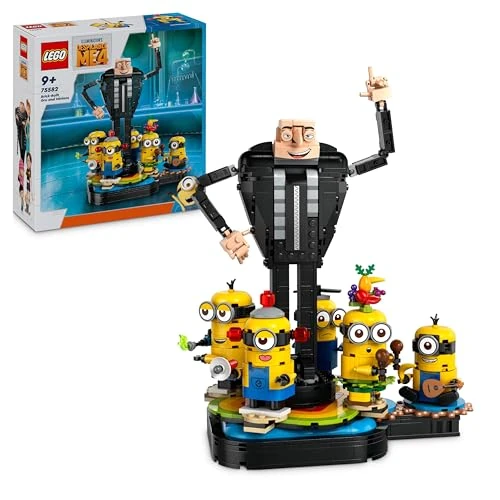 Offre limitée : LEGO Moi, Moche et Méchant 4 - Gru et Les Minions en Briques - Personnages à Construire Inspirés du Film - Figurines Qui Dansent - Jouet pour Enfants à Partir de 9 Ans 75582 de 54.78 EUR à 39.99 EUR (remise 27%)