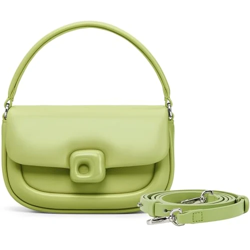 LA FESTIN Bunte Bauchtasche für Kinder - Coole Umhängetasche für Jungen Mädchen, Leichte Mini Crossbody Bag für Teenager, Festival, Stadt - Spaßiges Design - Grün