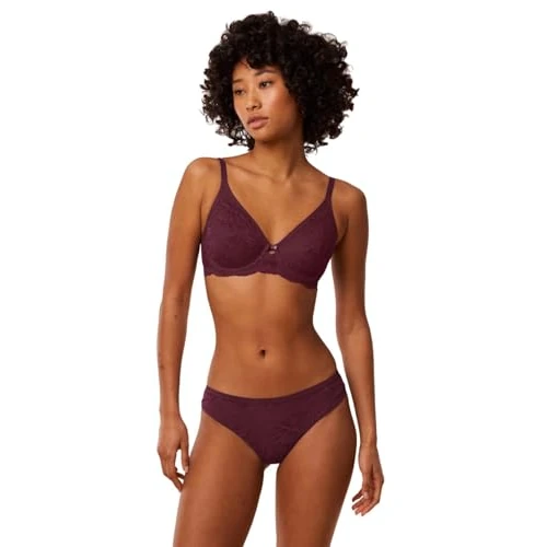 Offerta a tempo: Triumph Donna Amourette Charm T W02, Bra, Deep Burgundy, 2B - 0% da 21.87 € a 21.87 €