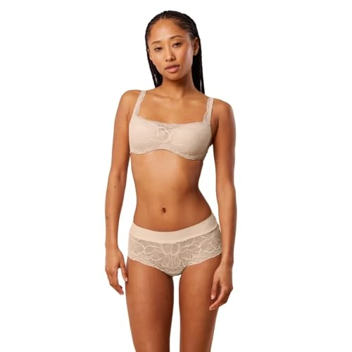 Offerta a tempo: Triumph Body Make-Up Illusion Lace Balconette, Reggiseno Donna, Nude Beige, 4E - 0.00% da 38.69 € a 38.69 €
