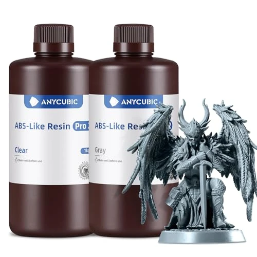 Oferta limitada: ANYCUBIC Resina ABS-Like Pro 2 para Impresora 3D Gris&Transparente 2000g de 39.79 € a 37.80 € (ahorro 5%)