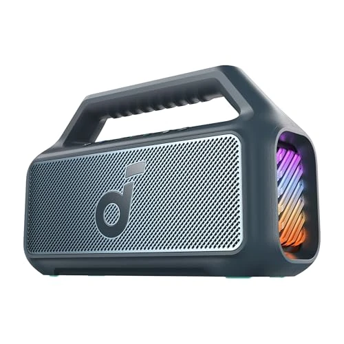 Oferta limitada: Soundcore Altavoz Bluetooth Potente Boom 2, con Potente Sonido 80W Gracias al Subwoofer y BassUp™, 24h, IPX7, Tiene Luces RGB, Puerto USB-C, para IR de Camping, a la Playa o al Campo de 99.99 € a 79.99 € (ahorro 20%)