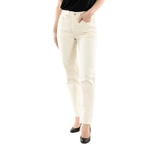 Offerta a tempo: Levi's 501 Crop, Jeans Donna, Ecru Booper No Damag, 31W / 30L - 68% da 110.00 € a 34.69 €