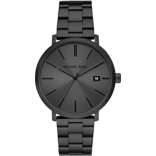 Offerta a tempo: Michael Kors Orologio Blake da uomo, movimento al quarzo a tre lancette o cronografo con cinturino in acciaio inossidabile, 42 mm, Grafite - 53% da 115.68 € a 54.00 €